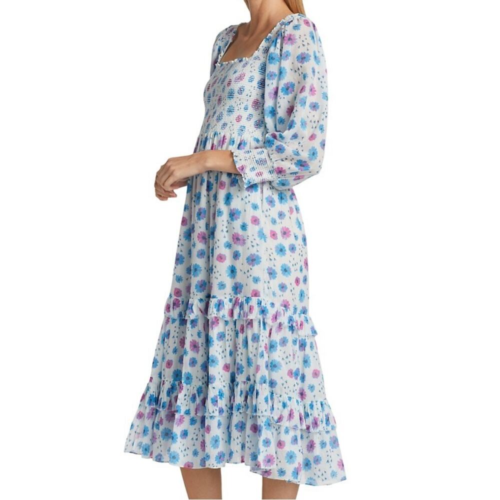 LoveShackFancy Miri Dress in Deep Cotton Candy Size XS